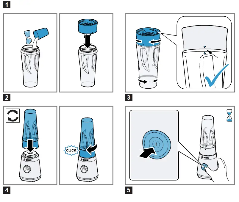 BOSCH MMB211 VitaPower Series 2 Mini Blender 2