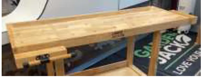 Lumberjack JACK WB1520D1 Heavy Duty Solid Wooden Woodworking Work Bench Drawer 2 Vic 18