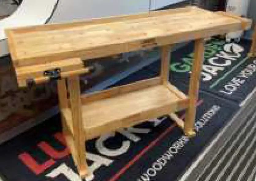 Lumberjack JACK WB1520D1 Heavy Duty Solid Wooden Woodworking Work Bench Drawer 2 Vic 20