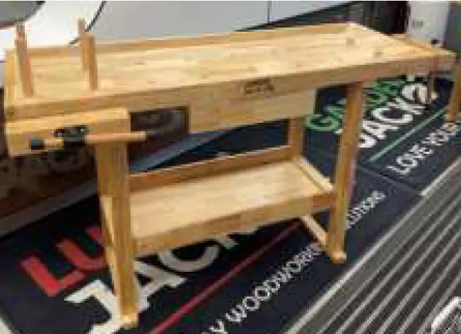 Lumberjack JACK WB1520D1 Heavy Duty Solid Wooden Woodworking Work Bench Drawer 2 Vic 25