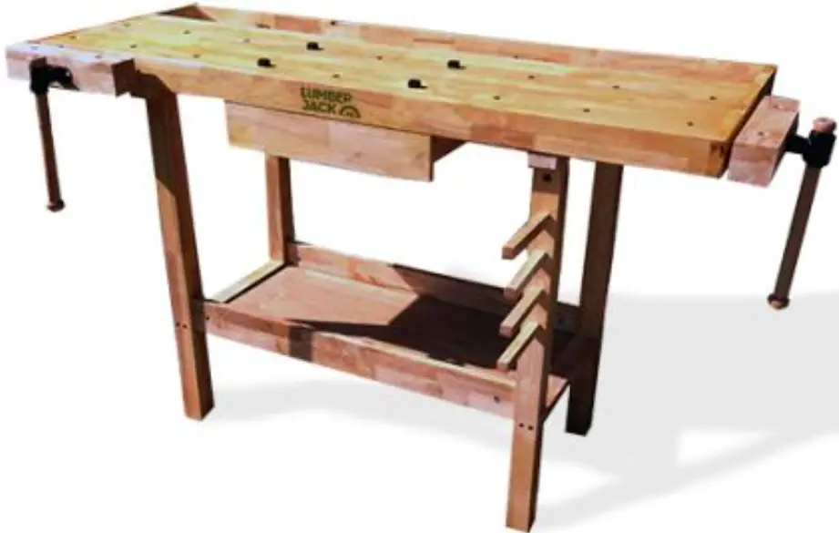 Lumberjack JACK WB1520D1 Heavy Duty Solid Wooden Woodworking Work Bench Drawer 2 Vic product
