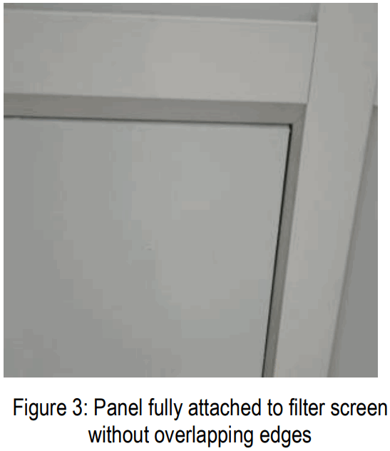 TERRA UNIVERSAL 6601 11A HSS LP Low Profile Fan Filter Unit - FIGURE 4