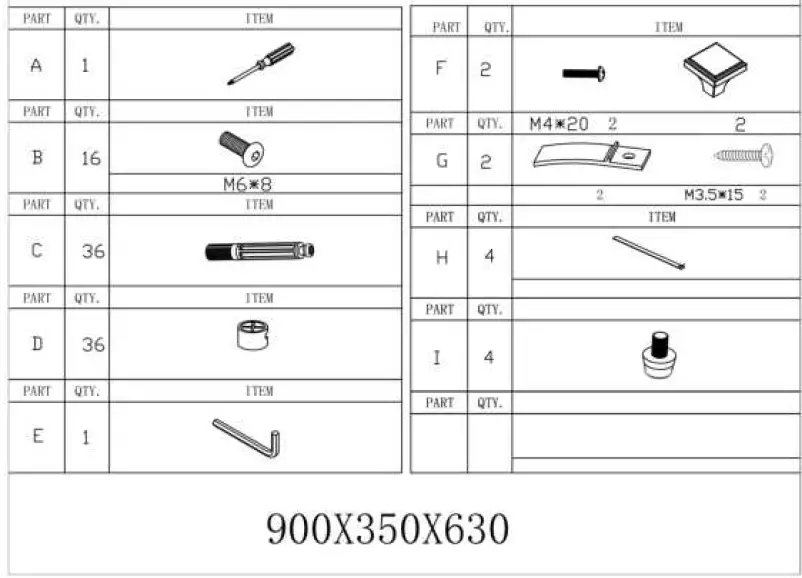 URTR HY02209Y Wood TV Console Storage Cabinet TV Stand 03