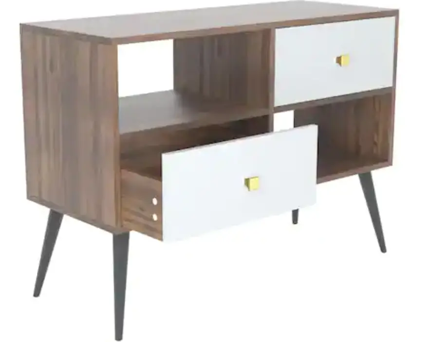 URTR HY02209Y Wood TV Console Storage Cabinet TV Stand product