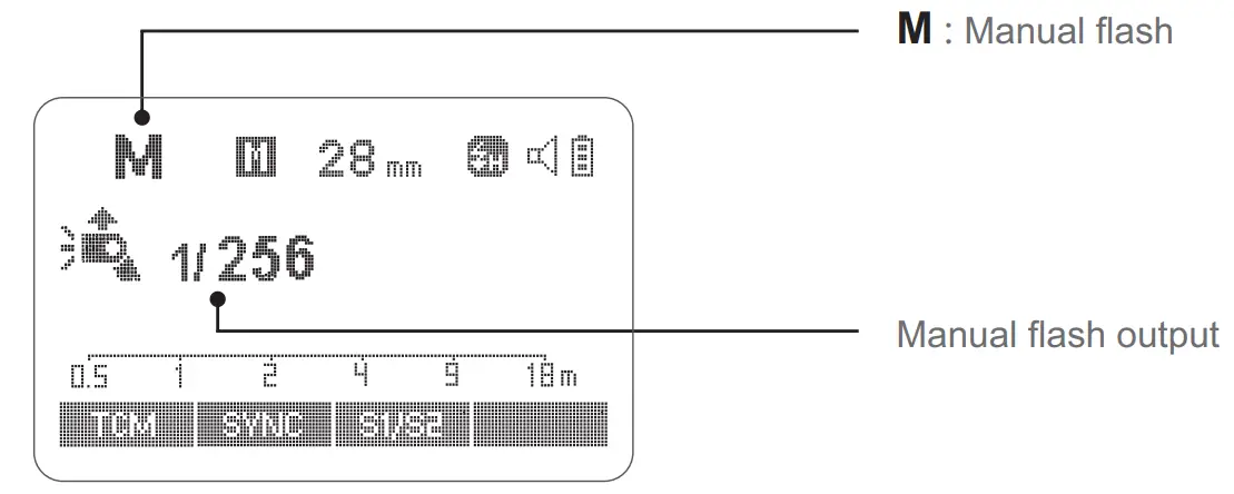 M Manual Flash