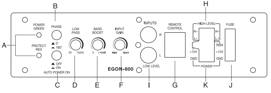 SANSUI EGON 800 Ultra slim Active Subwoofer-fig1