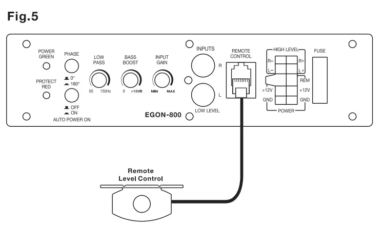 SANSUI EGON 800 Ultra slim Active Subwoofer-fig5