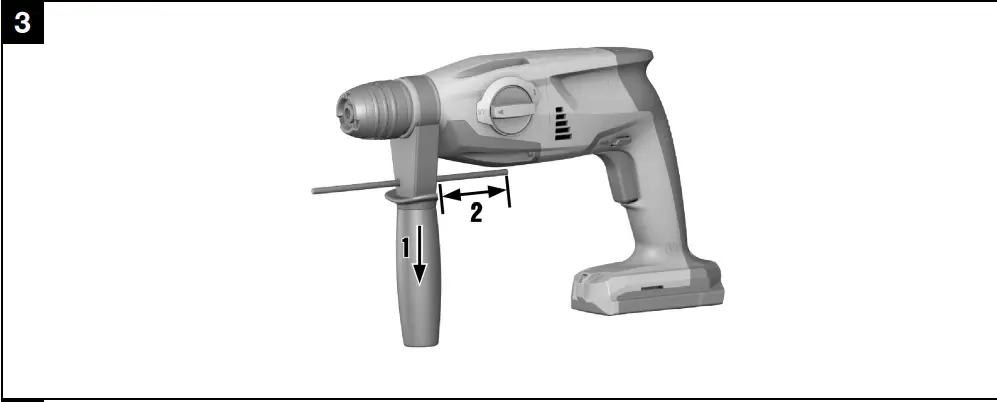 Fitting and adjusting the depth gauge 