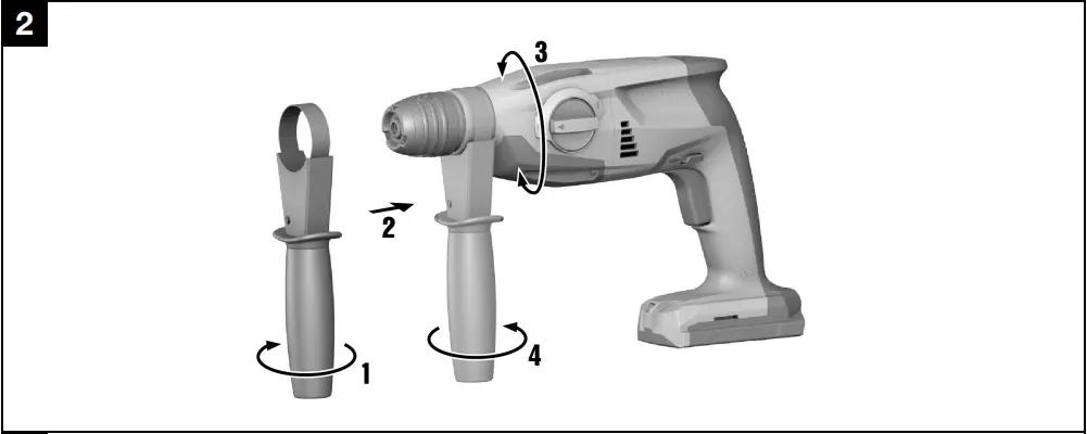 Fitting the side handle