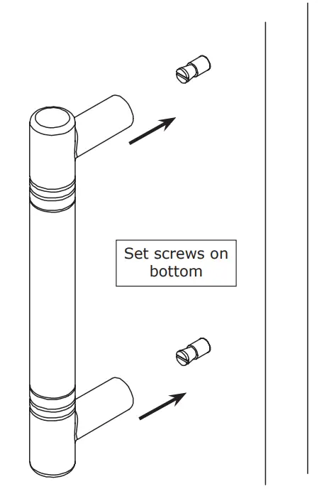 EMTEK Concealed Surface Mount for Door Pulls - fig 3