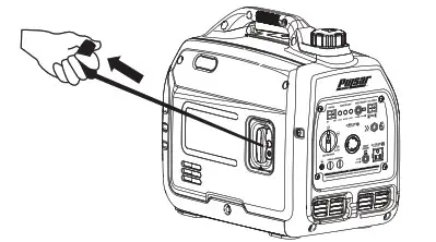 PULSAR GD400BN 4000 Watt Dual Fuel Inverter Generator - Starting The Generator 10