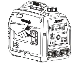 PULSAR GD400BN 4000 Watt Dual Fuel Inverter Generator - Starting The Generator 11