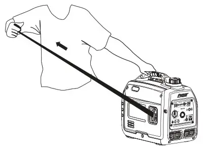 PULSAR GD400BN 4000 Watt Dual Fuel Inverter Generator - Starting The Generator 12