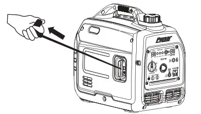 PULSAR GD400BN 4000 Watt Dual Fuel Inverter Generator - Starting The Generator 3
