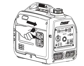 PULSAR GD400BN 4000 Watt Dual Fuel Inverter Generator - Starting The Generator 4