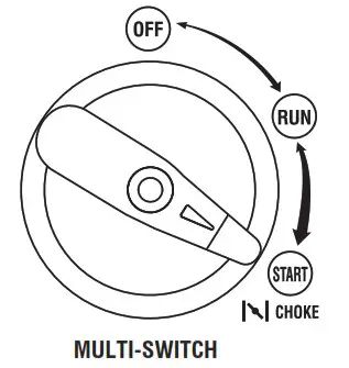 PULSAR GD400BN 4000 Watt Dual Fuel Inverter Generator - Starting The Generator 9
