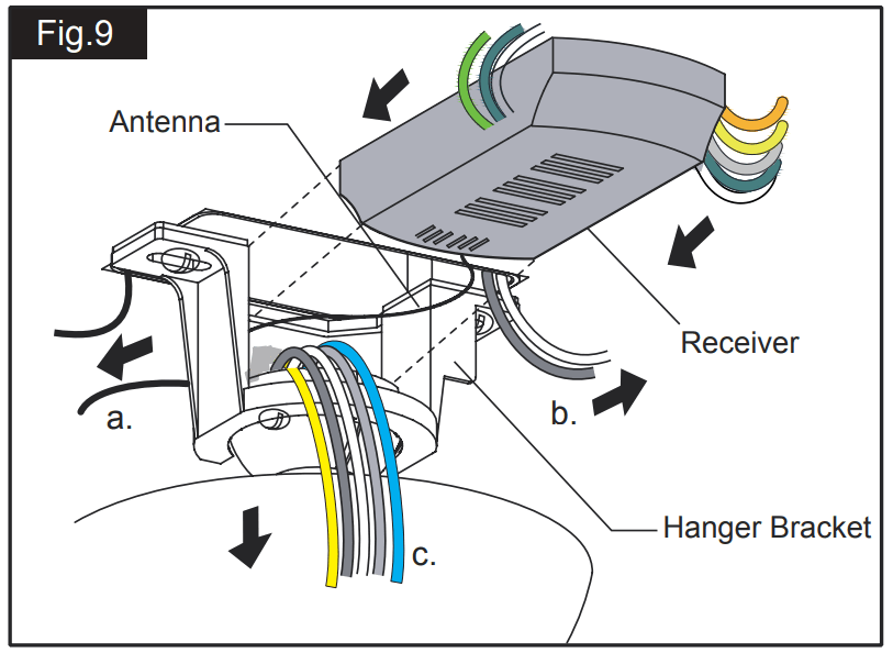 VAXCEL F0108 Ceiling Fan - Move ground wires