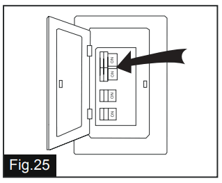 VAXCEL F0108 Ceiling Fan - Turn ON the electric