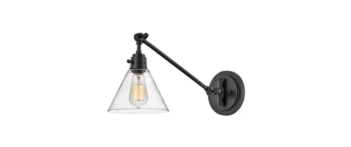 Hinkley 3691bk-cl Arti Small Single Light Sconce Instruction Manual