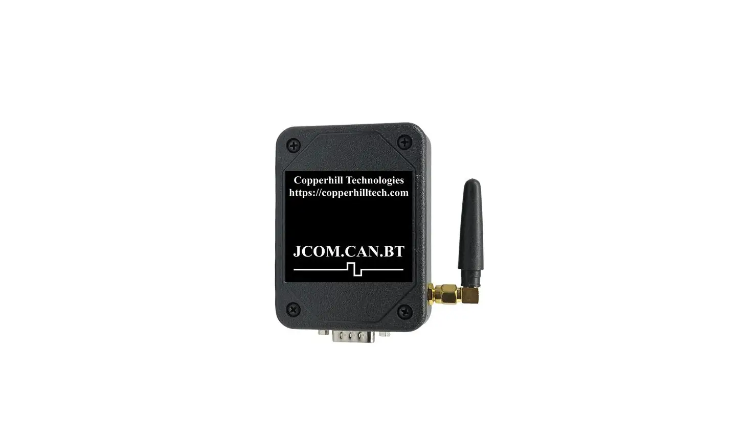 Copperhill Technology Saej1939 Nmea2000 Bt Scanner User Manual Copperhill Technology Saej1939 Nmea2000 Bt Scanner User Manual