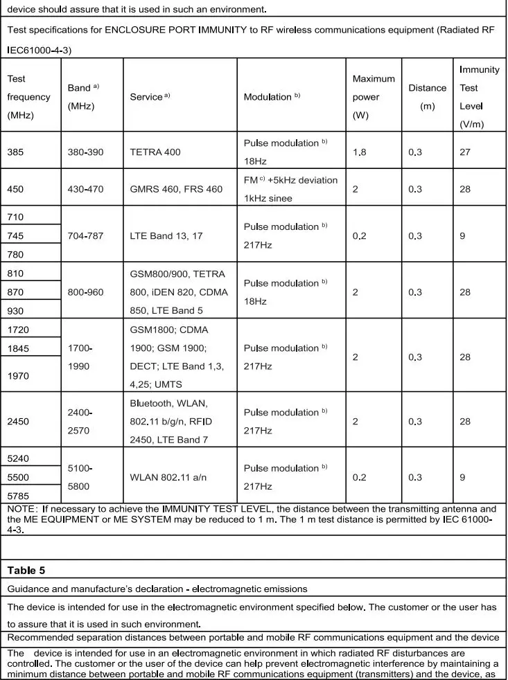 MESH-S600B Ultrasonic Mini Nebulizer Portable Nonventilatory Atomizer Instruction Manual - Technical Data