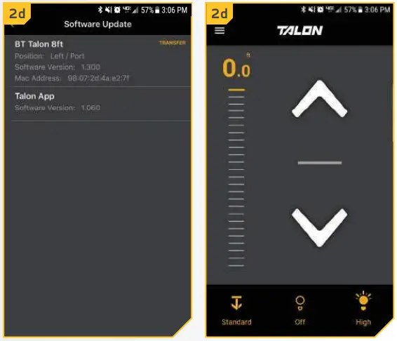 JOHNSON OUTDOORS Talon App for Android - Figure 2