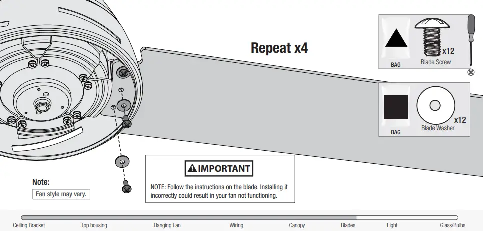 Hunter 50363 Timpani LED Light 52 inch Ceiling Fan-fig21