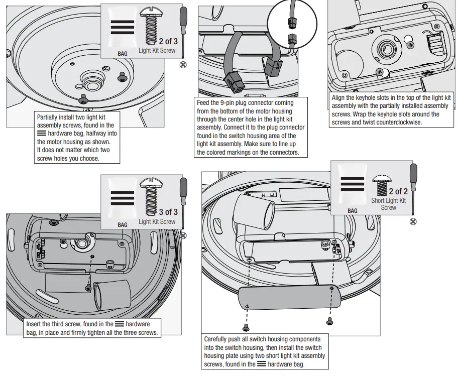 Hunter 50363 Timpani LED Light 52 inch Ceiling Fan-fig22