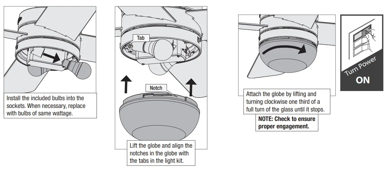 Hunter 50363 Timpani LED Light 52 inch Ceiling Fan-fig23