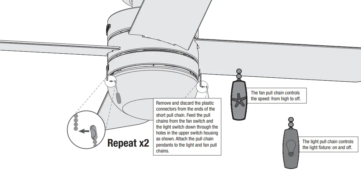 Hunter 50363 Timpani LED Light 52 inch Ceiling Fan-fig24