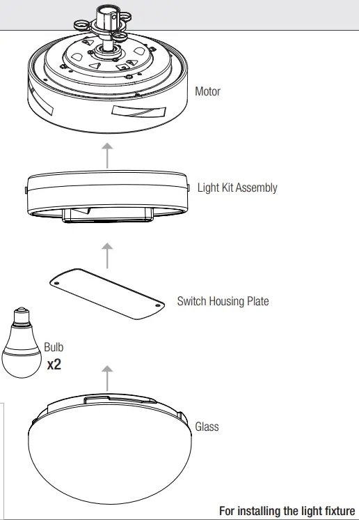 Hunter 50363 Timpani LED Light 52 inch Ceiling Fan-fig8
