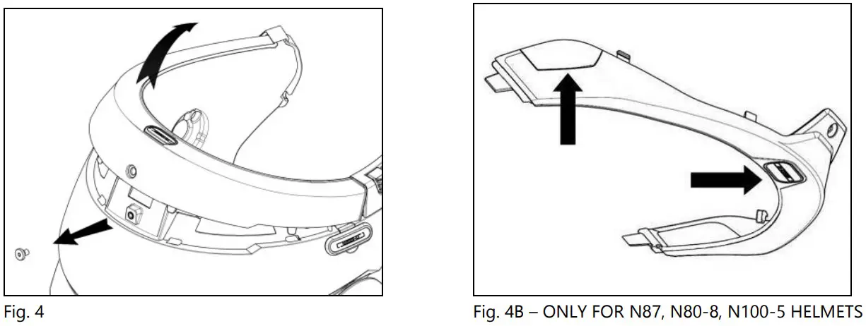n Com B602 R Series Blue Tooth RCS Motorcycle Helmet - Battery connection 2