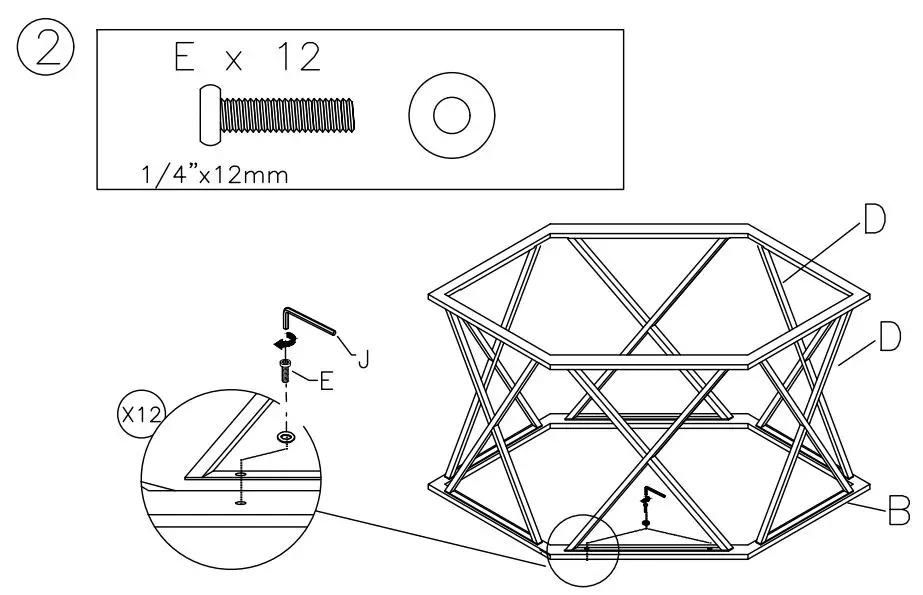 ASHLEY T015-13 Madanere Table Instruction Manual - How to use