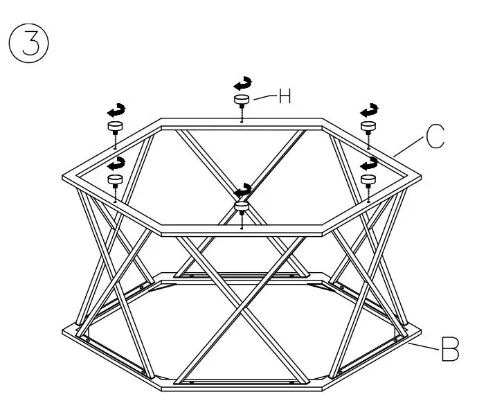 ASHLEY T015-13 Madanere Table Instruction Manual - How to use