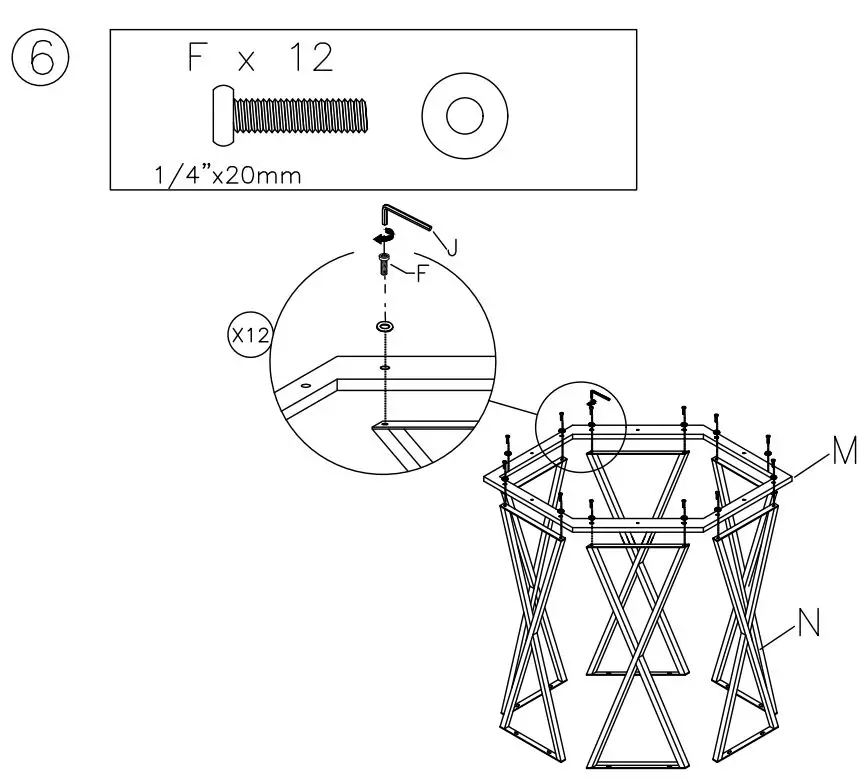 ASHLEY T015-13 Madanere Table Instruction Manual - How to use