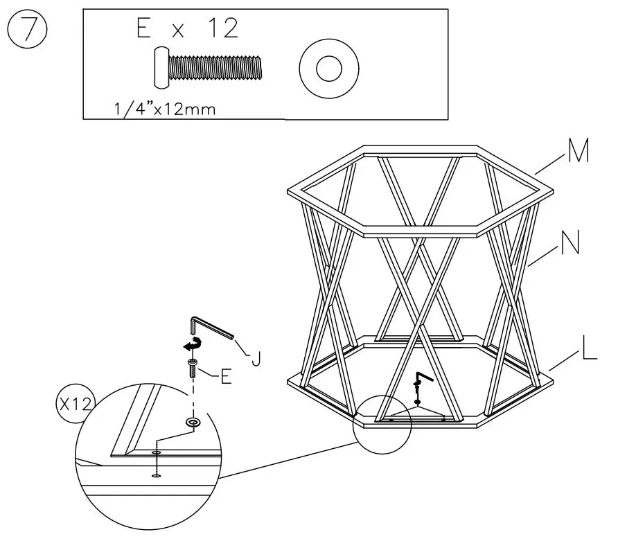 ASHLEY T015-13 Madanere Table Instruction Manual - How to use