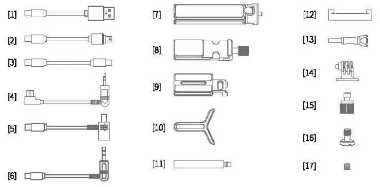 FeiyuTech Scorp Mini Gimbal User Guide - Accessories