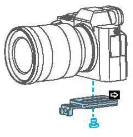 FeiyuTech Scorp Mini Gimbal User Guide - Attach the quick release plate