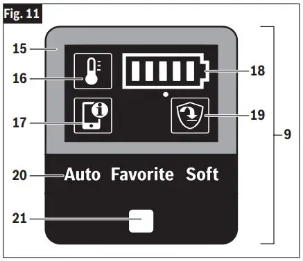 BOSCH GBH 18V-26 Cordless Rotary Hammer User Manual - Fig. 11