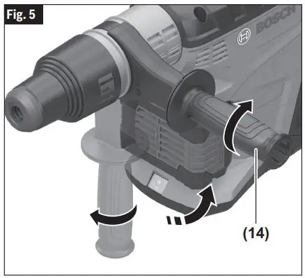 BOSCH GBH 18V-26 Cordless Rotary Hammer User Manual - Fig. 5