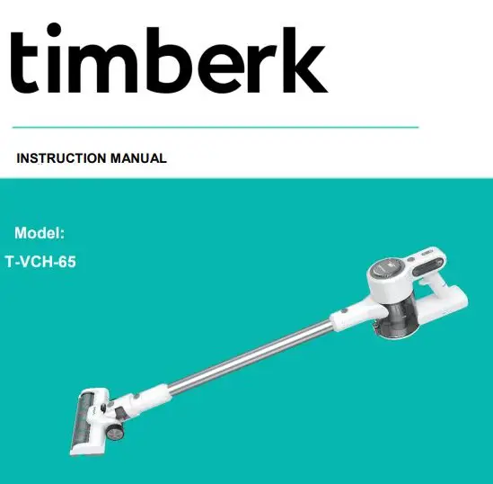 timberk T-VCH-65 Vertical Vacuum Cleaner Instruction Manual