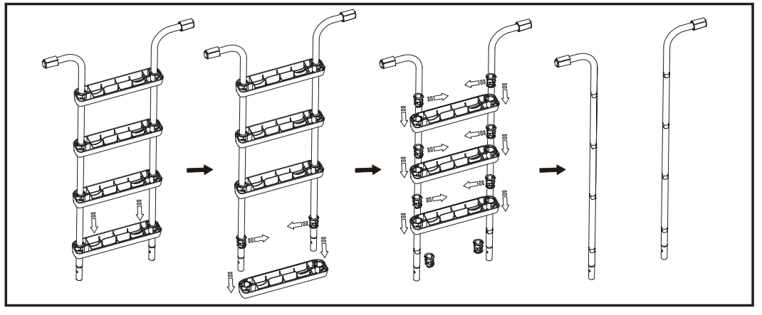 INTEX 330PO Safety Pool Ladder - STEP 3