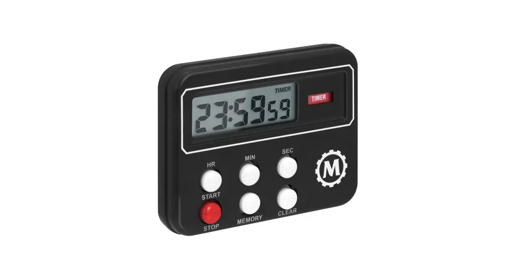 Marathon Ti080004 24 Hour Compact Digital Countdown Timer Instructions