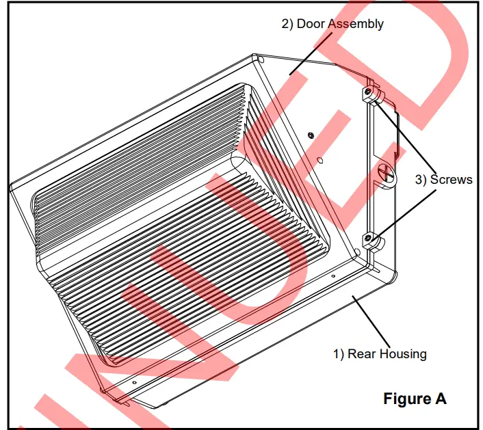 Lithonia Lighting TWR1 LED Small Glass Refractor Wall Pack - figer1