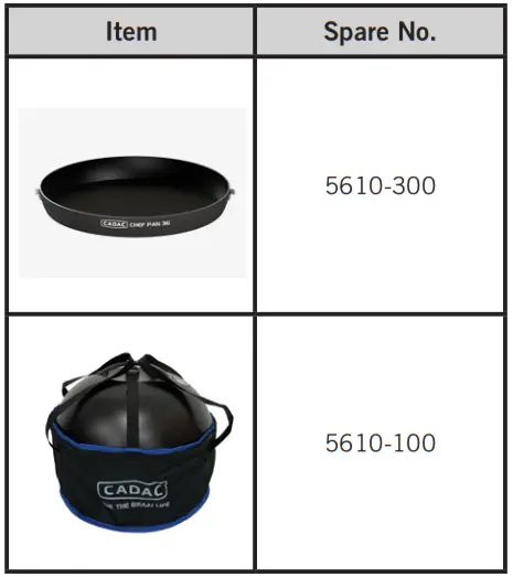 CADAC CITI CHEF 40 - Accessories