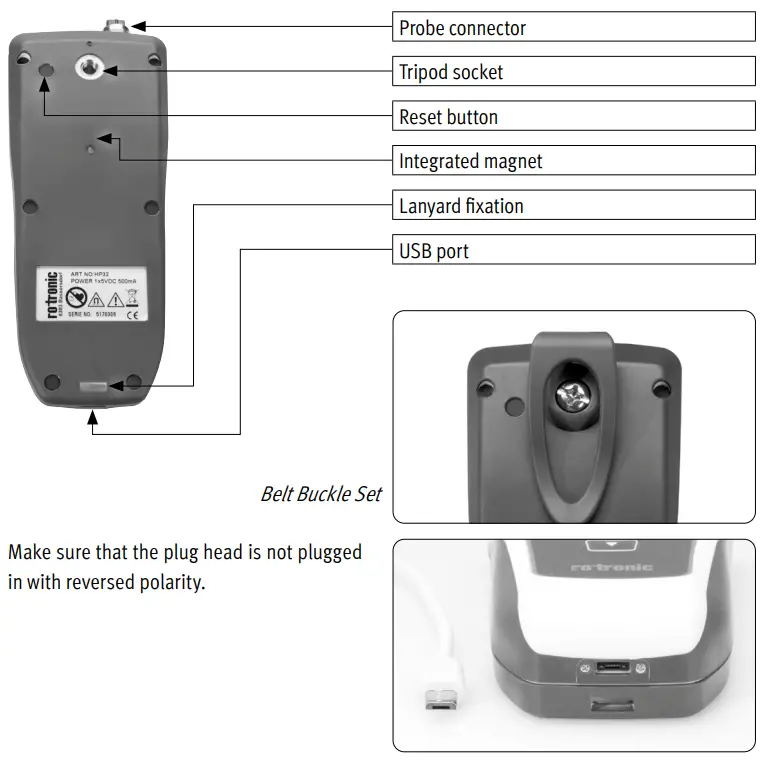 ROTRONIC HYGROPALM HP31 32 GTS - FIG 5