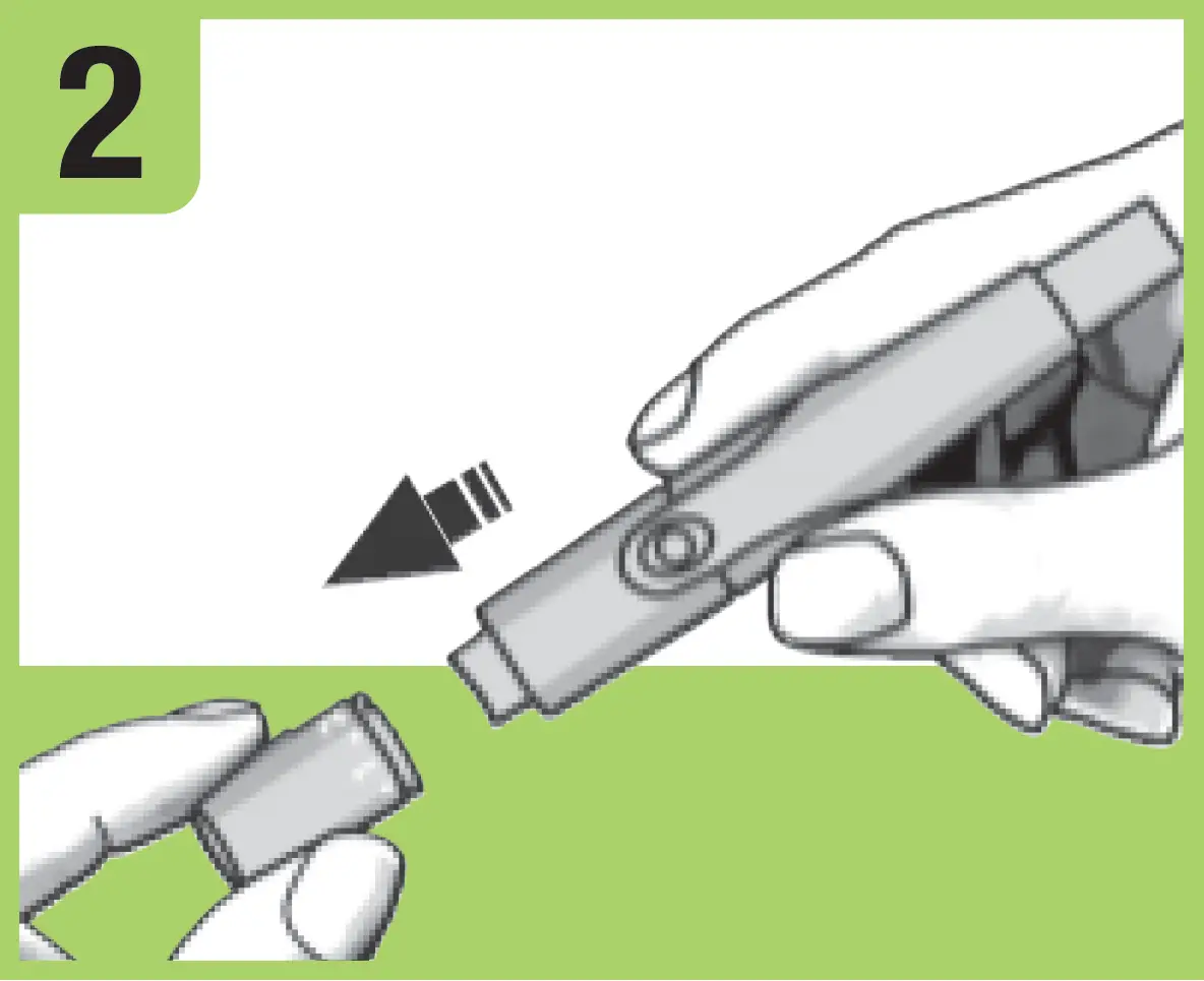 Set up the Lancing Device 02