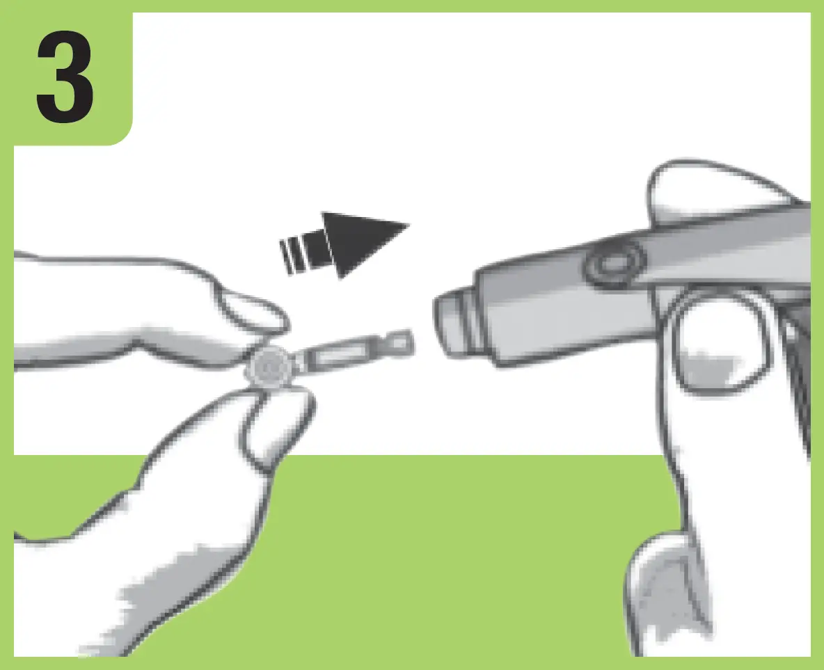 Set up the Lancing Device 03