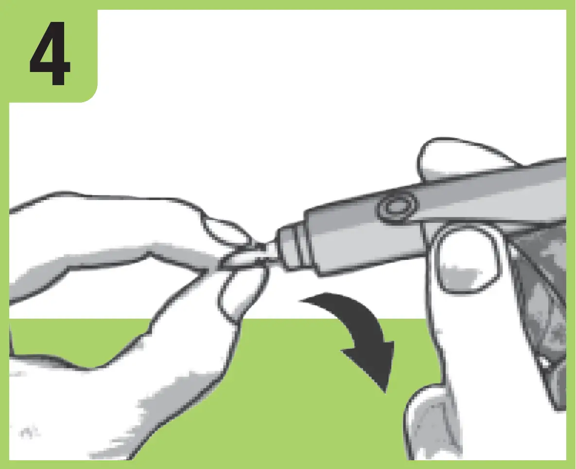 Set up the Lancing Device 04