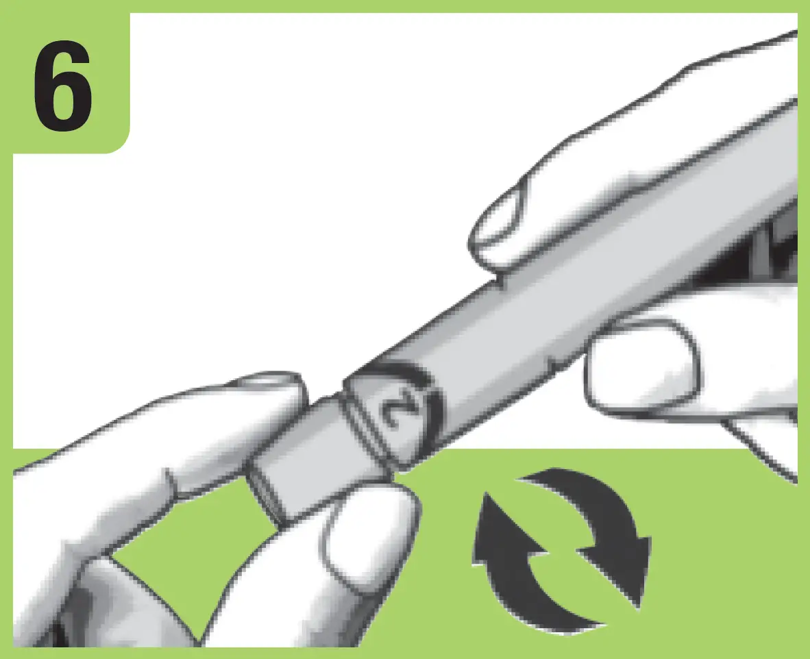 Set up the Lancing Device 06